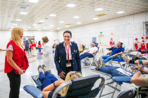 ΕΕΣ: Γιόρτασε τα 149 χρόνια προσφοράς με αιμοδοσία στο Μετρό Συντάγματος