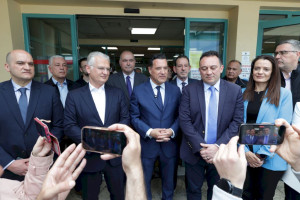 Ξενάγηση Γεωργιάδη στο Κέντρο Υγείας Μεγαλόπολης και στο Γ. Ν. Τρίπολης