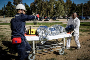 Σε Κύμη και Κάρυστο οι νέες ασκήσεις εκκένωσης υγειονομικών μονάδων από το ΚΕΠΥ-ΕΚΑΒ