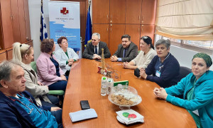 Επίσκεψη Χαρακόπουλου στο ΓΝ Λάρισας - Στο επίκεντρο η ενίσχυση του νοσοκομείου σε έμψυχο δυναμικό