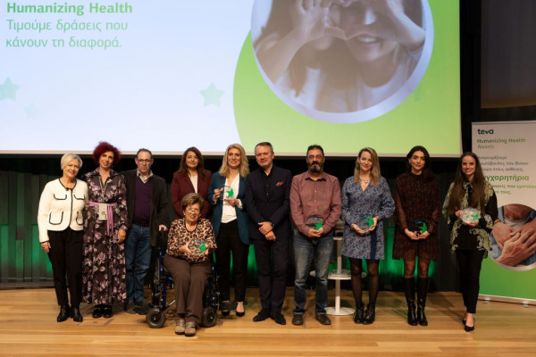 Έξι ΜΚΟ βράβευσε στα Humanizing Health Awards η φαρμακευτική Teva