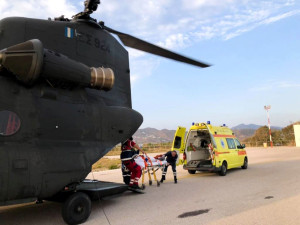 28 αεροδιακομιδές ασθενών από την Πολεμική Αεροπορία σε ένα τετραήμερο