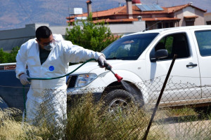 Νυχτερινός ψεκασμός με «τουρμπίνες» στην Ανατολική Αττική για τον ιό του Δυτικού Νείλου